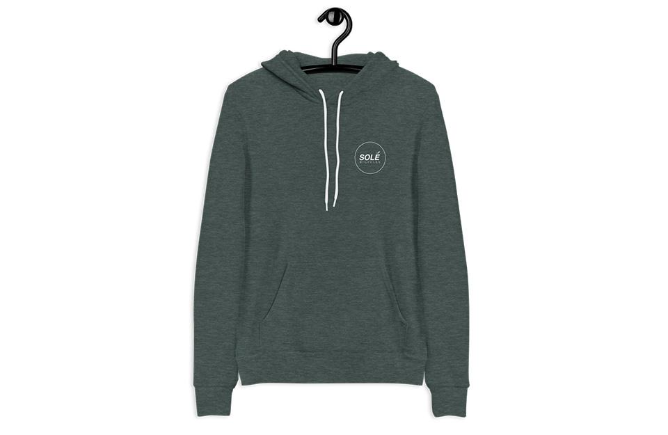 Solé Logo - Mens Heather Forest Hoodie