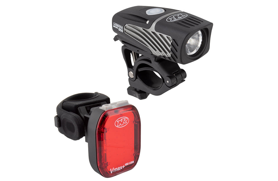 NiteRider Lumina Micro 650/Vmax+ Combo Light Set