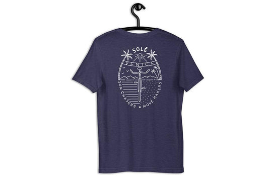 Sun Chasers - Mens Heather Navy T-Shirt