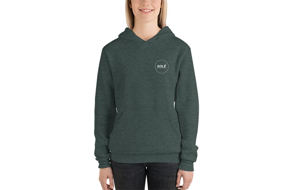 Solé Logo - Womens Heather Forest Hoodie