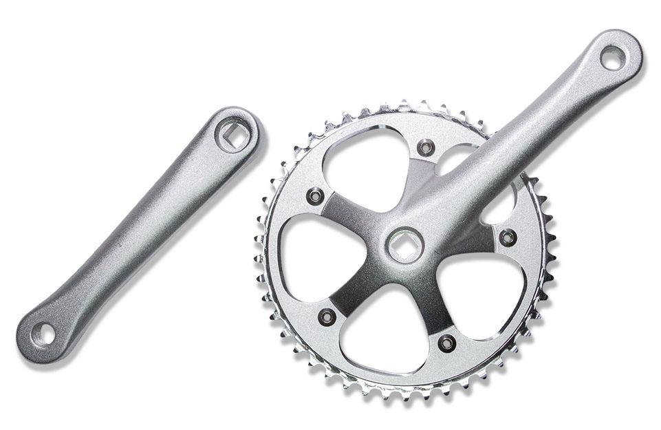 gray fixed gear Fixed Gear Crank Set – Solé Bicycles