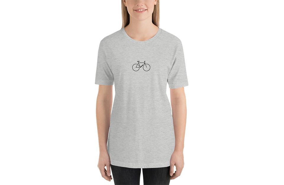 Single Speed - Womens Heather Grey T-Shirt