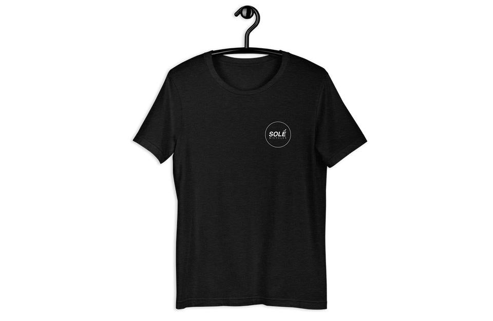 Solé Logo - Womens Heather Black T-Shirt