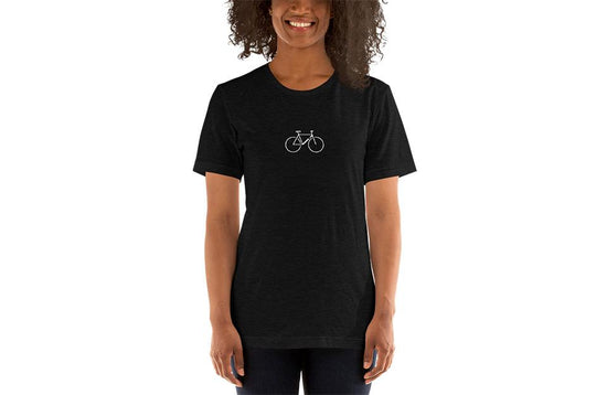 Single Speed - Womens Heather Black T-Shirt