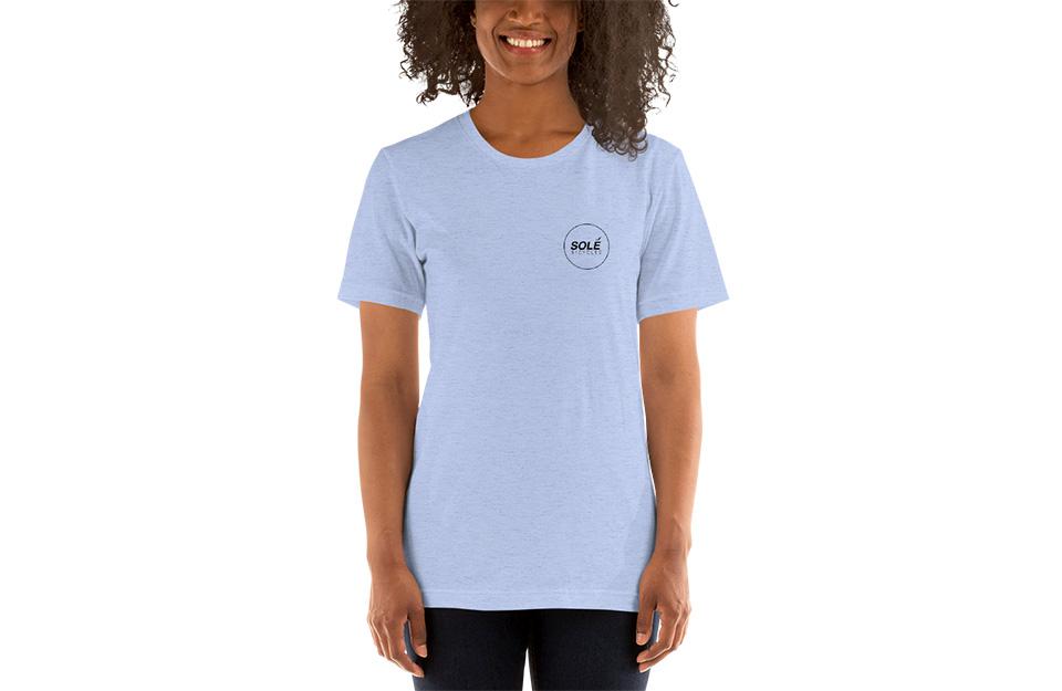 Sun Chasers - Womens Heather Blue T-Shirt