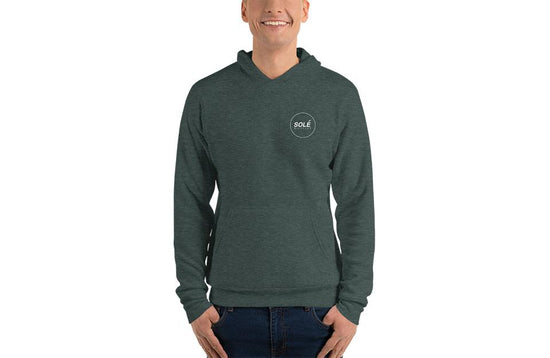 Solé Logo - Mens Heather Forest Hoodie