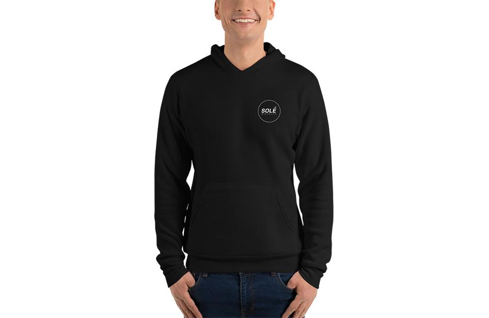 Solé Logo - Mens Black Hoodie