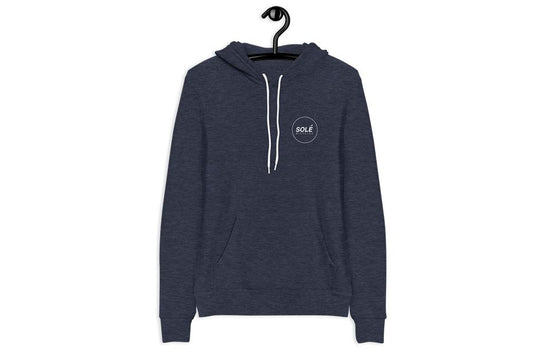 Solé Logo - Mens Heather Navy Hoodie