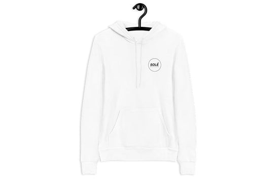 Load image into Gallery viewer, Solé Logo - Mens White Hoodie
