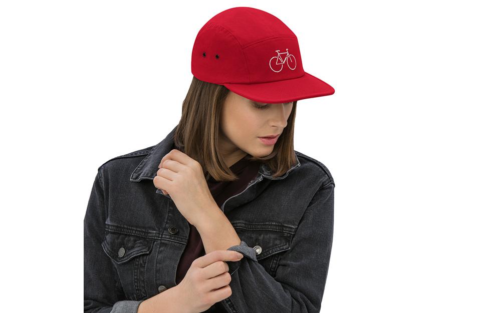 Single Speed - Red Five Panel Cap