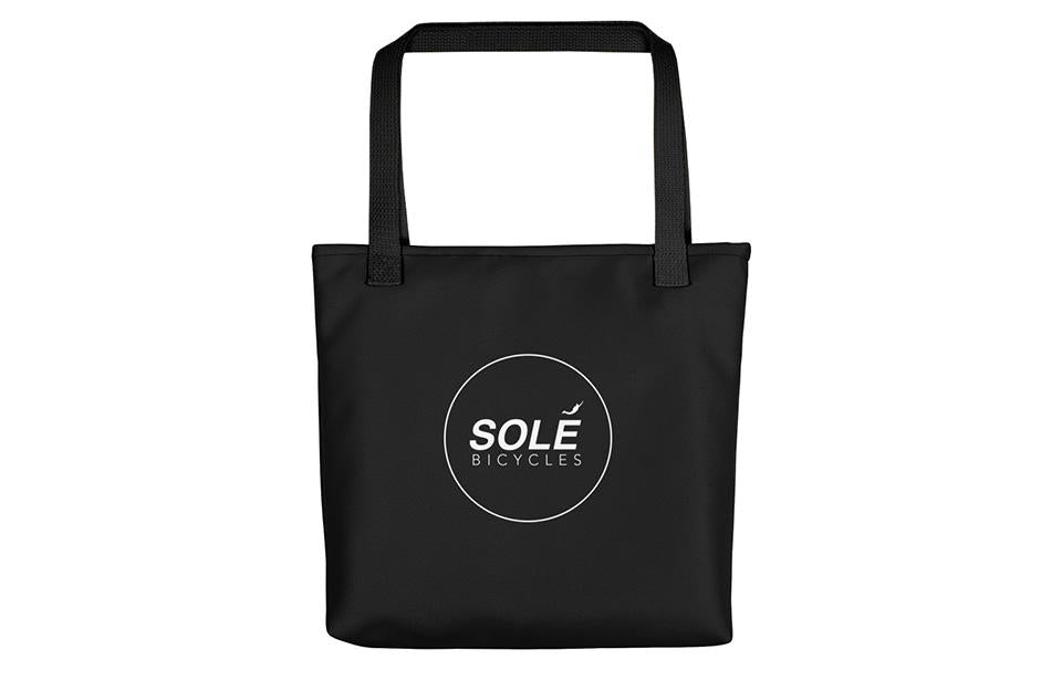 Load image into Gallery viewer, Sun Chasers - Black Tote Bag
