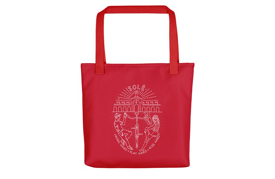 Sun Chasers - Red Tote Bag