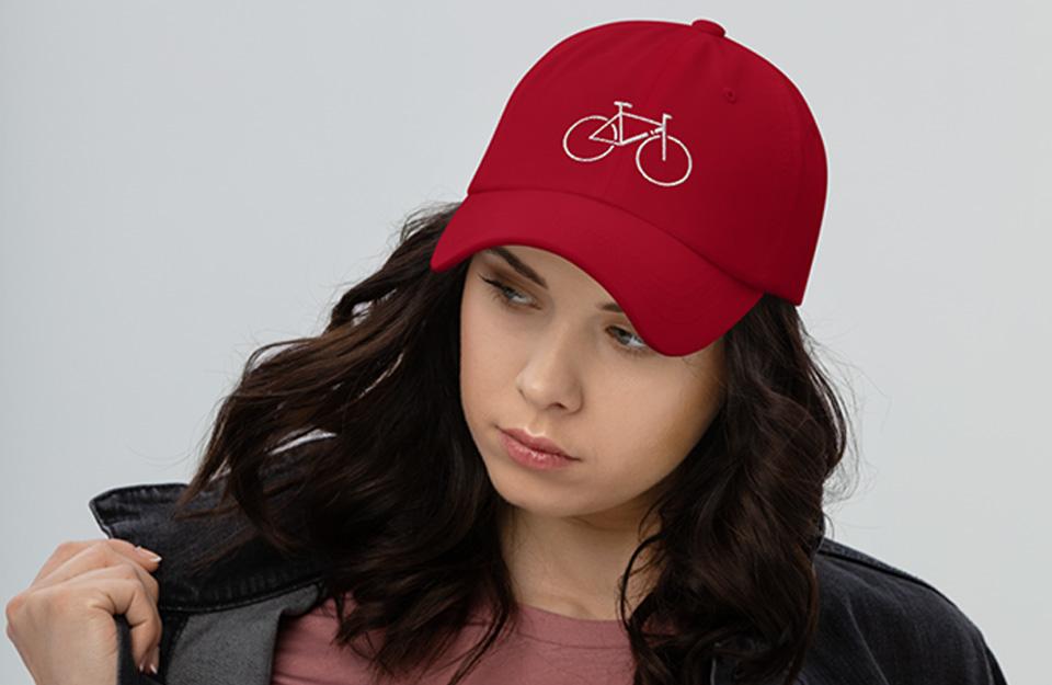 Single Speed - Dad Hat - Cranberry