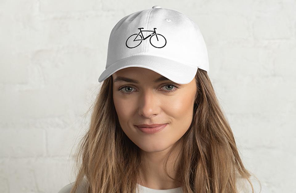 Single Speed - Dad Hat - White