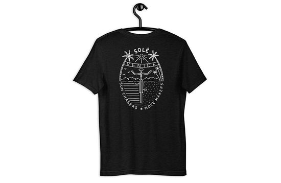 Sun Chasers - Mens Black Heather T-Shirt