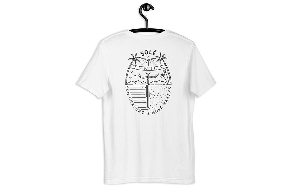 Sun Chasers - Mens White T-Shirt