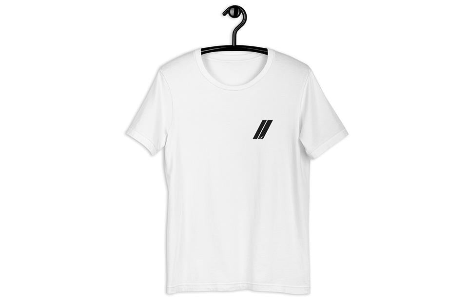 Load image into Gallery viewer, Stripes - Mens White T-Shirt
