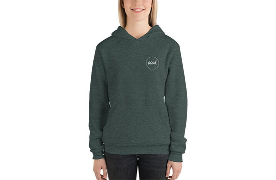Load image into Gallery viewer, Solé Logo - Womens Heather Forest Hoodie
